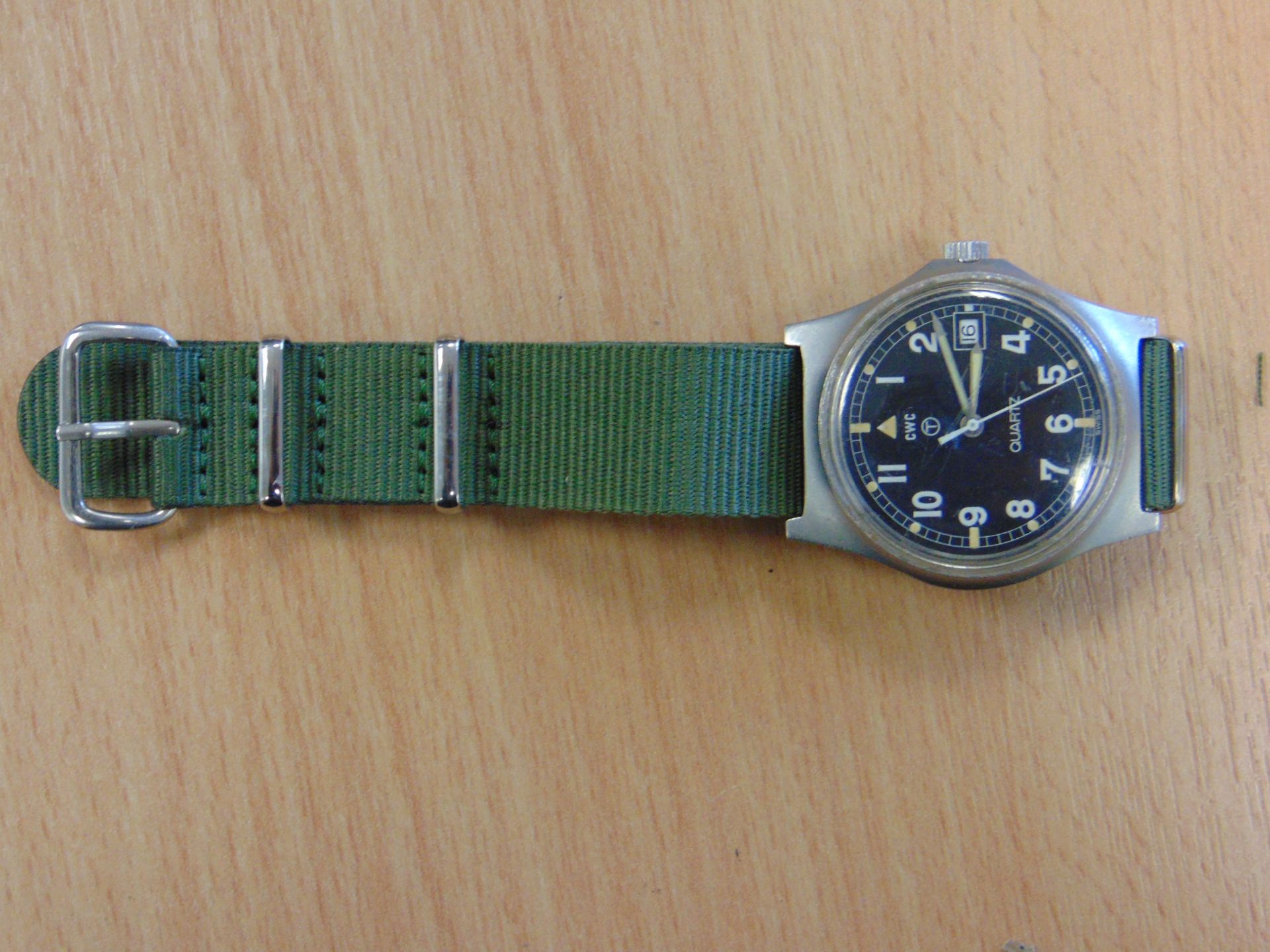 CWC FAT BOY QUARTZ 070 SERVICE WATCH. Rare Model Nato Marked and dated 1980 - PRE FALKLANDS WAR - Image 5 of 8