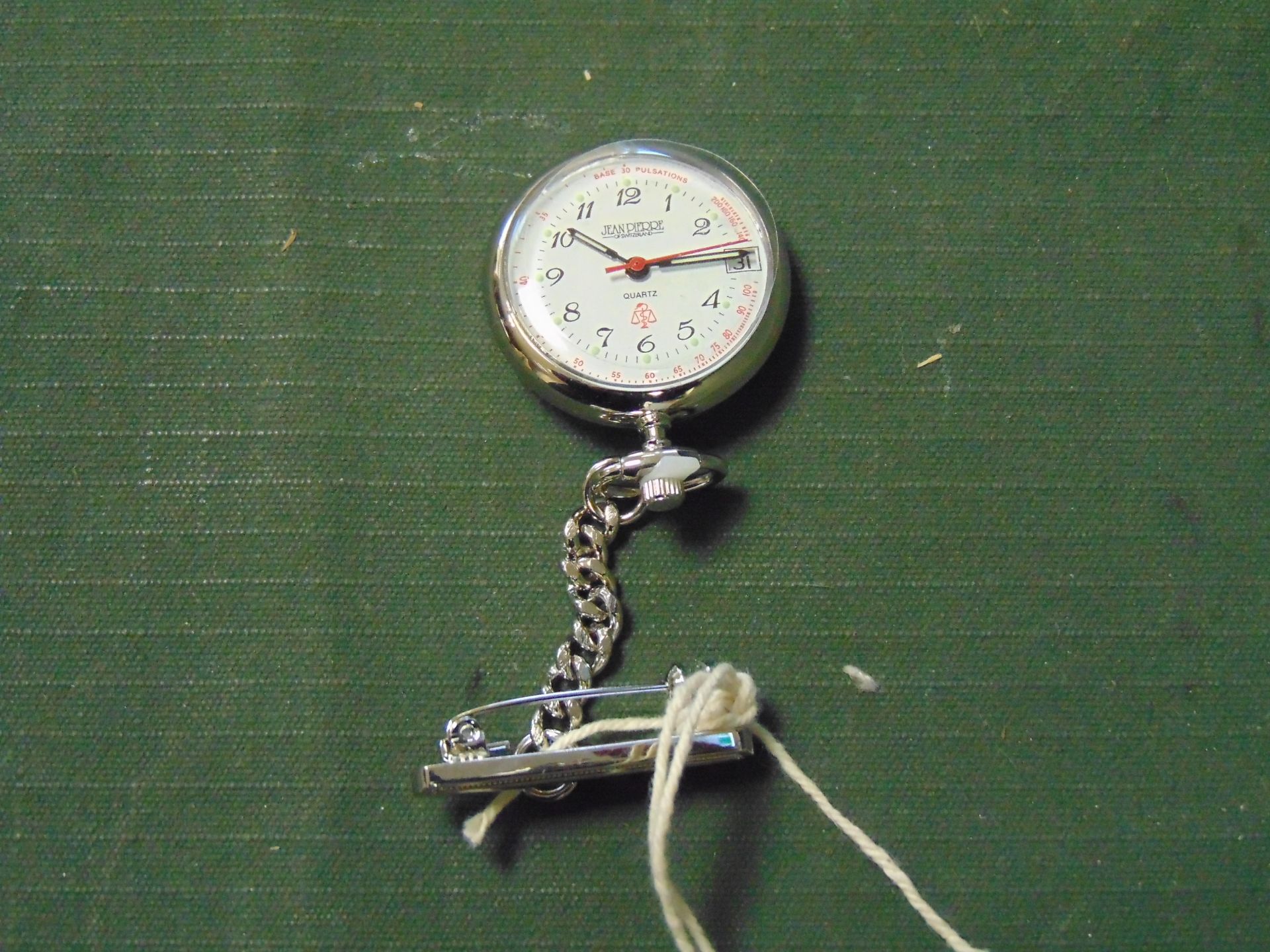 JEAN PIERRE NURSES FOB WATCH New unused c/w clasp - Image 3 of 5