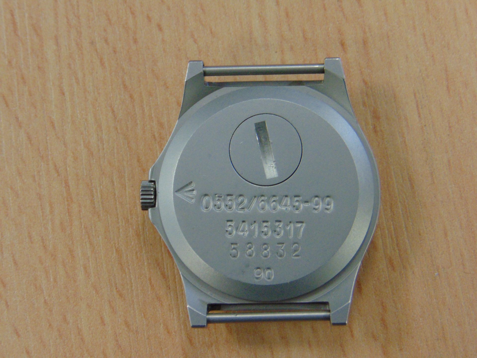 Unissued CWC QUARTZ ROYAL MARINES/NAVY Issue Service WATCH. Dated 1990 - GULF WAR - Image 5 of 8