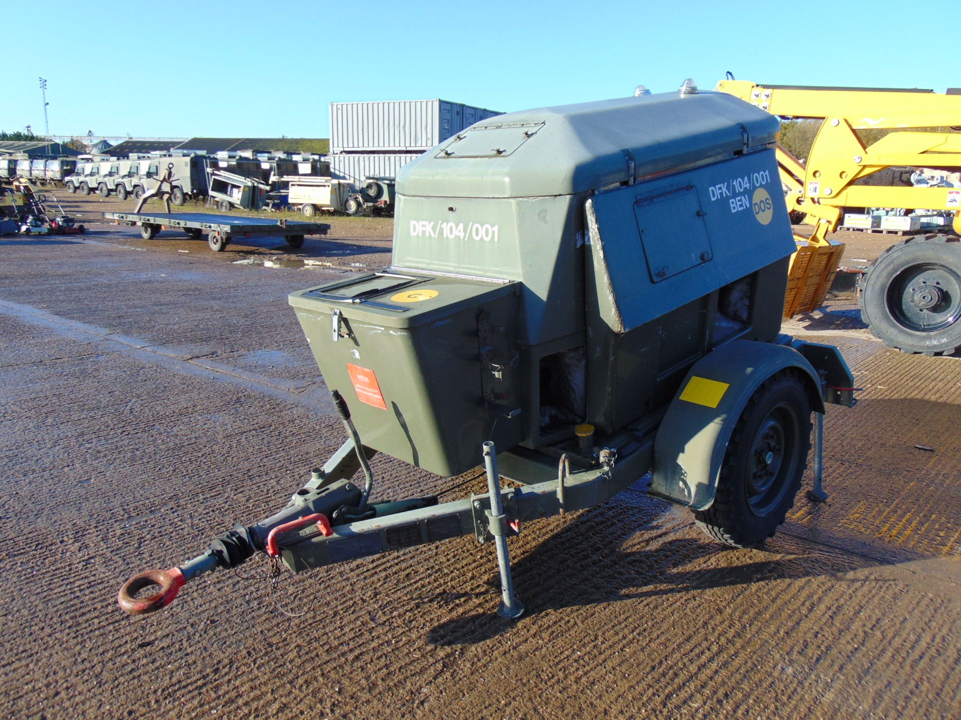 Ex Uk Royal Air Force Trailer Mounted 25 KVA Generator - Image 3 of 13