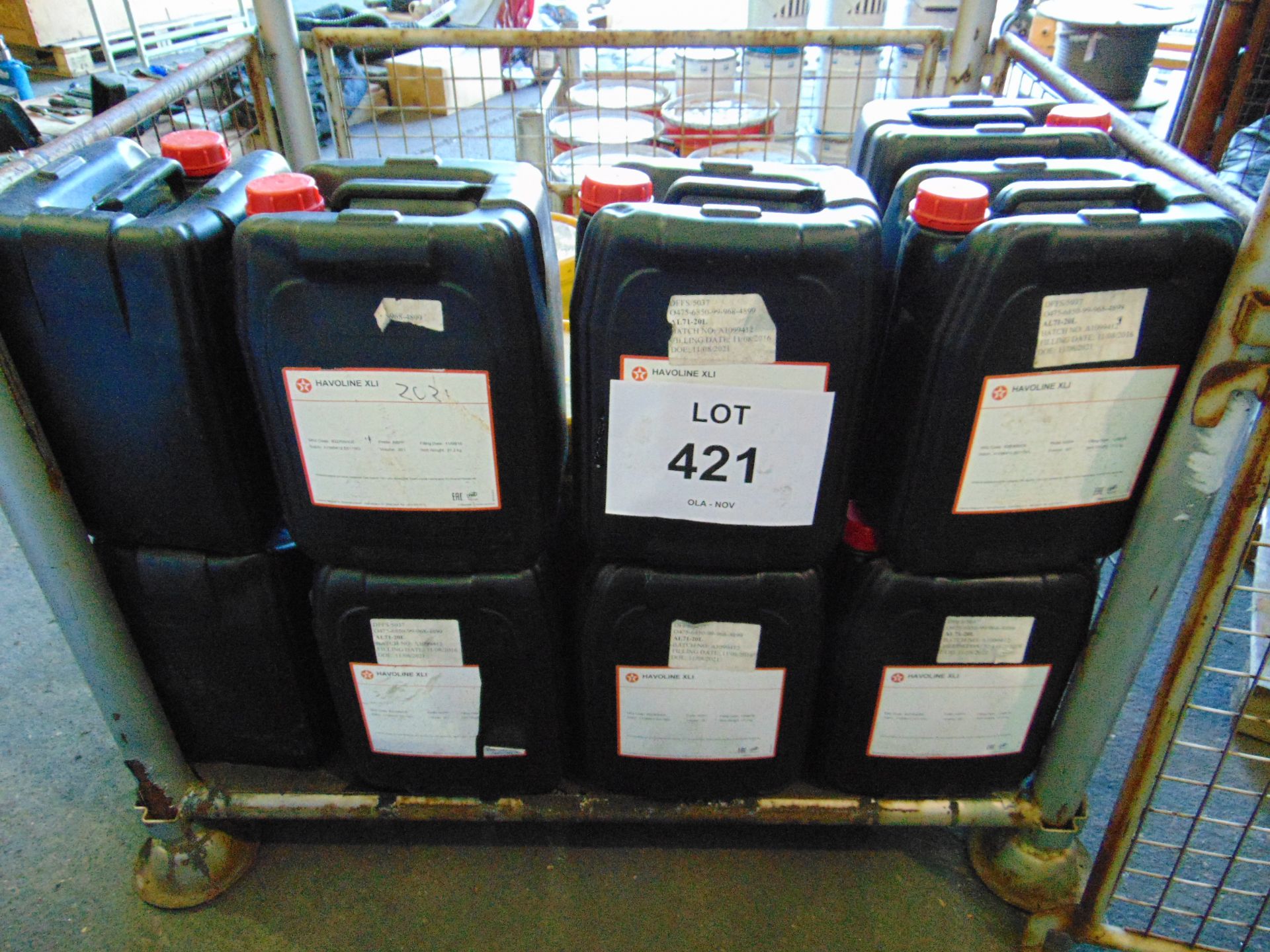10 x Unissued 20L Sealed Drums of Texaco Havoline XLI Corrosion Inhibitor