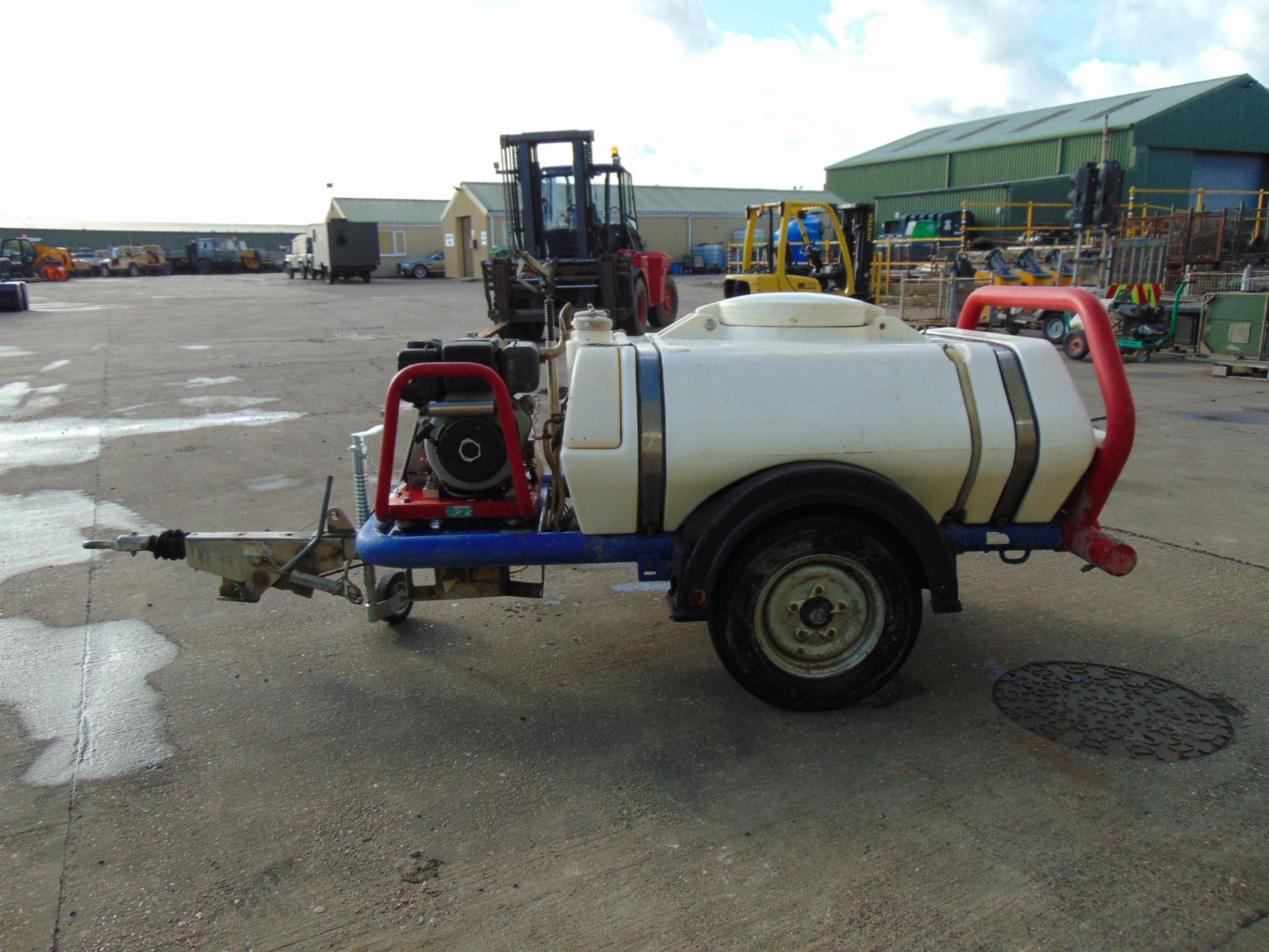 Brendon Powerwasher BB1000 Yanmar Diesel Pressure Washer Bowser Trailer c/w Spray Bar - Image 4 of 19