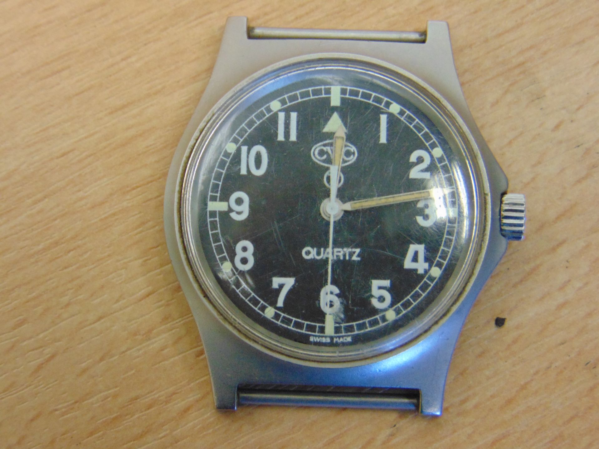 CWC QUARTZ 0552 ROYAL MARINES/ ROYAL NAVY ISSUE SERVICE WATCH NATO MARKED- 1989 - Image 3 of 7