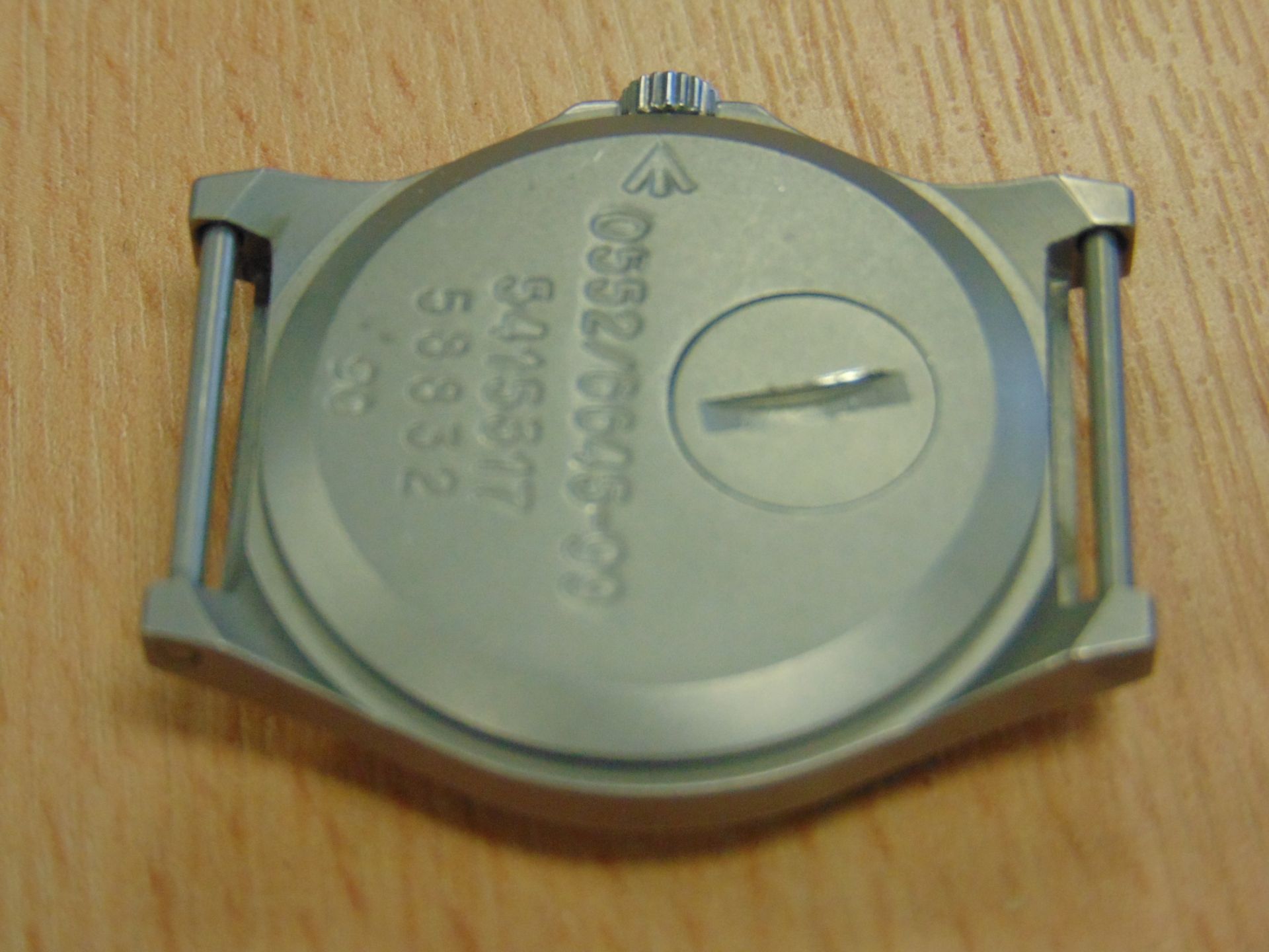 Unissued CWC QUARTZ ROYAL MARINES/NAVY Issue Service WATCH. Dated 1990 - GULF WAR - Image 6 of 8
