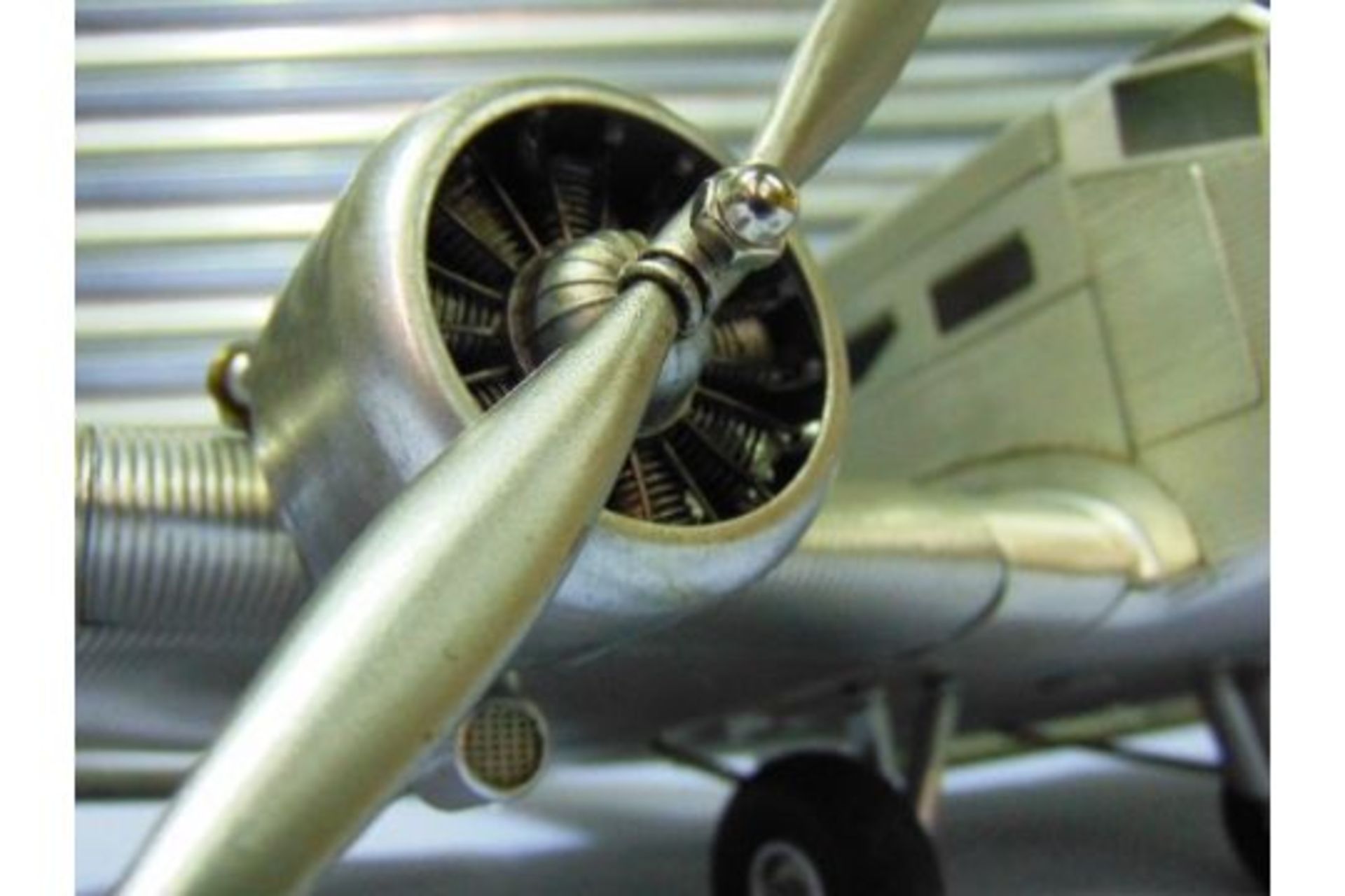 The JUNKERS JU 52 IRON ANNIE Aluminium Scale Model - Image 2 of 7