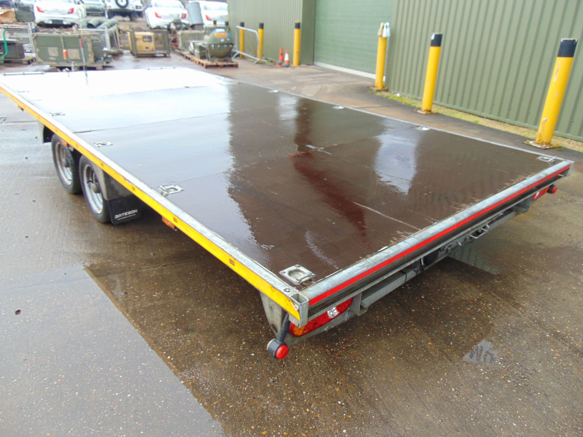 Bateson Twin Axle Flatbed 3.5 Tonne Transporter Trailer with Ramps bed dimensions L 5.8m x W 2.5m - Image 8 of 14