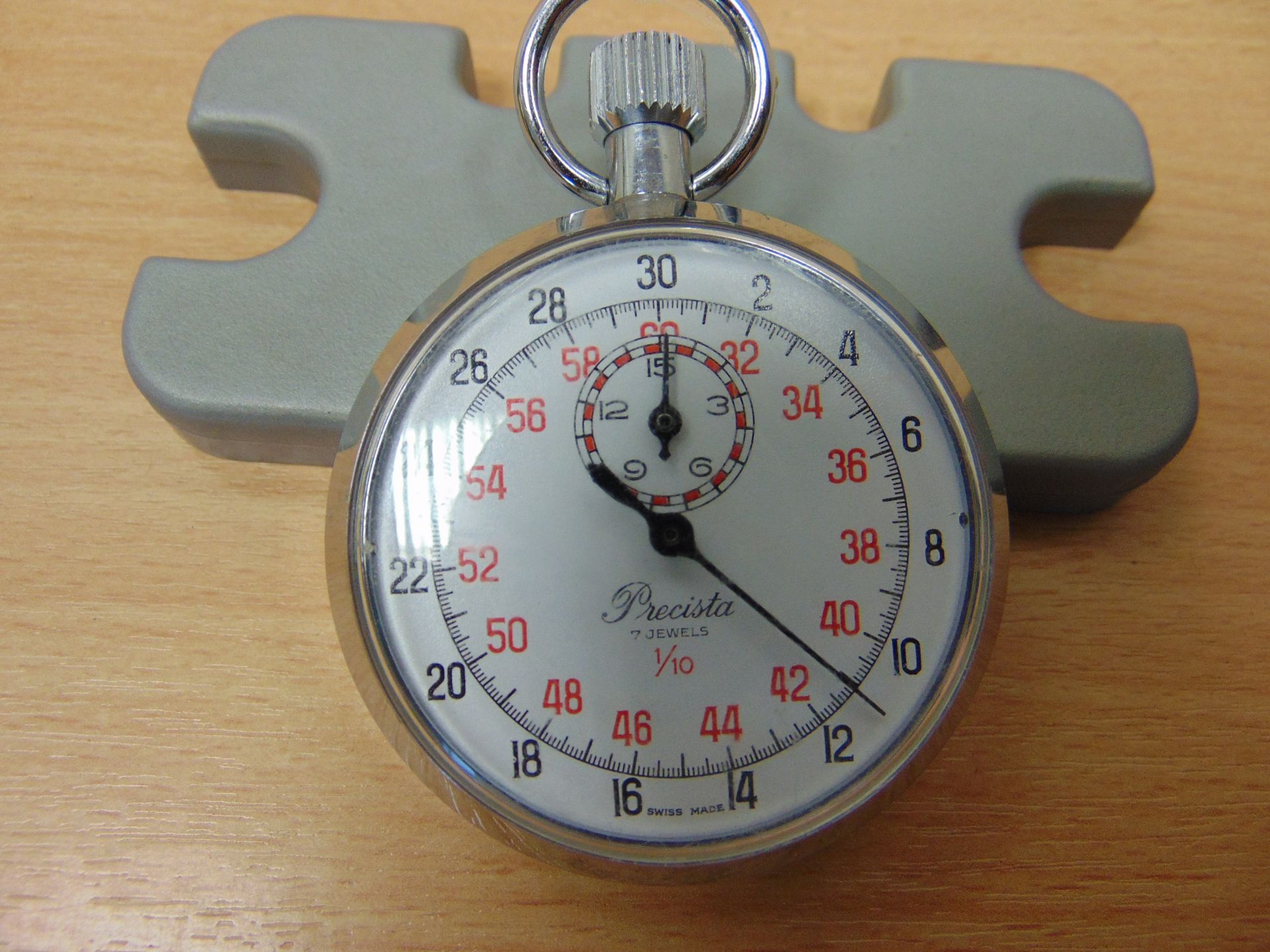 RARE PRECISTA 1/10 SEC MECHANICAL STOP WATCH RAF ISSUE DATED 1988 - Image 3 of 5