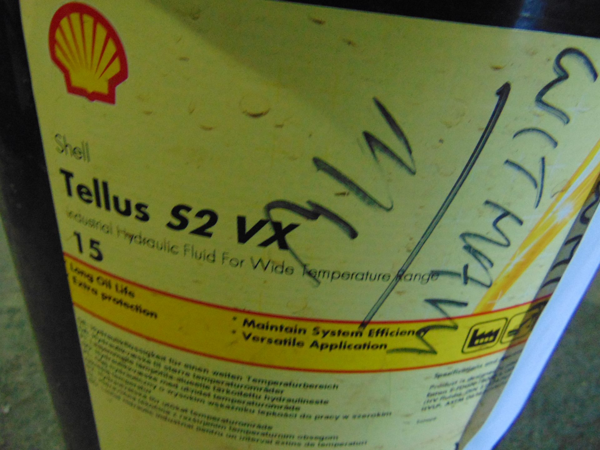 1 x Unissued 20L Sealed Drum of Shell Tellus S2VX Industrial High Performance Hydraulic Oil - Image 3 of 3
