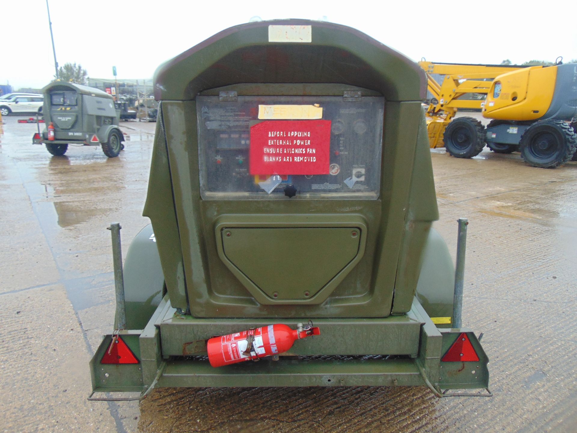 Ex Uk Royal Air Force Trailer Mounted 25 KVA Generator - Image 7 of 15