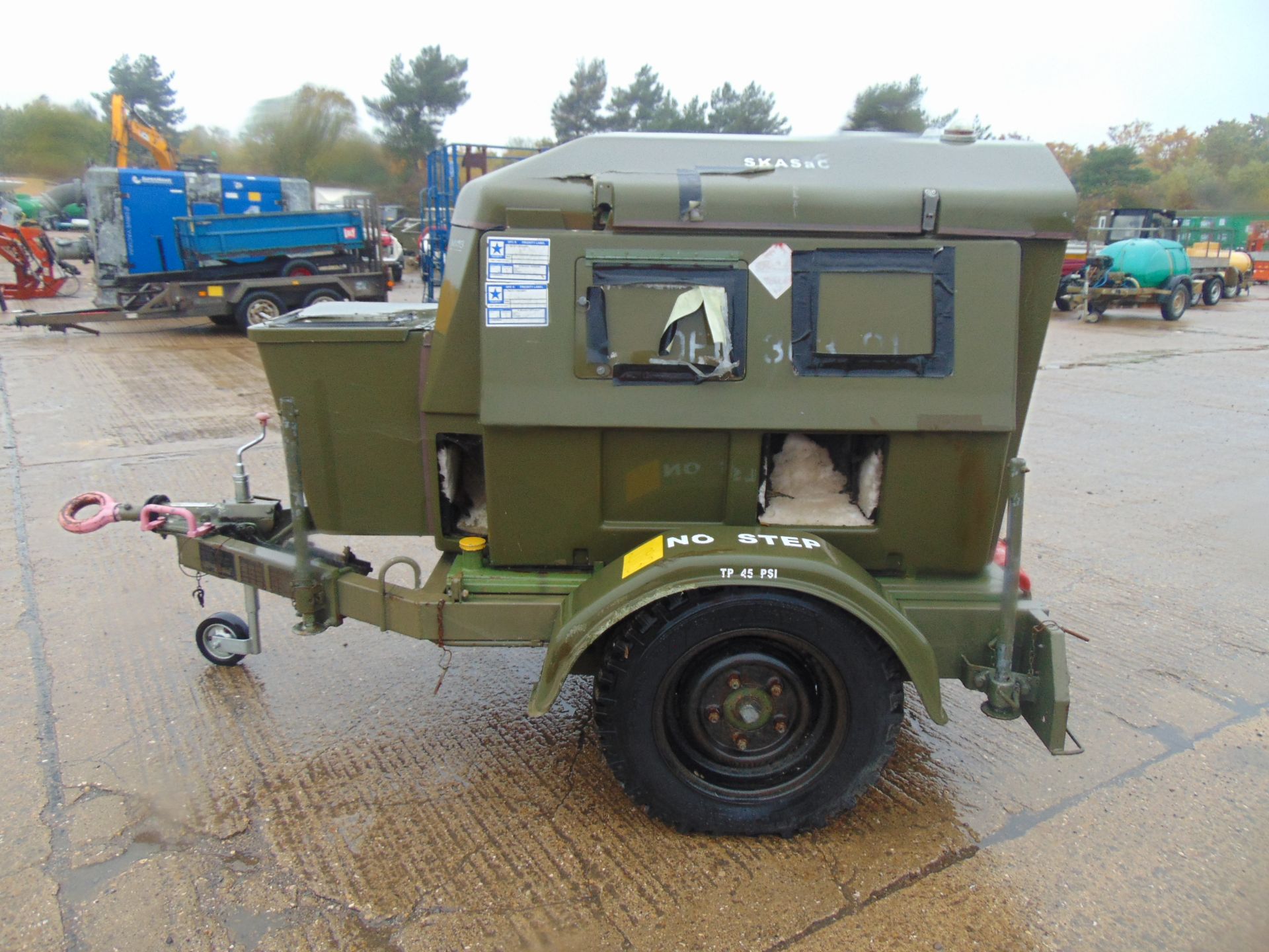 Ex Uk Royal Air Force Trailer Mounted 25 KVA Generator - Image 4 of 15