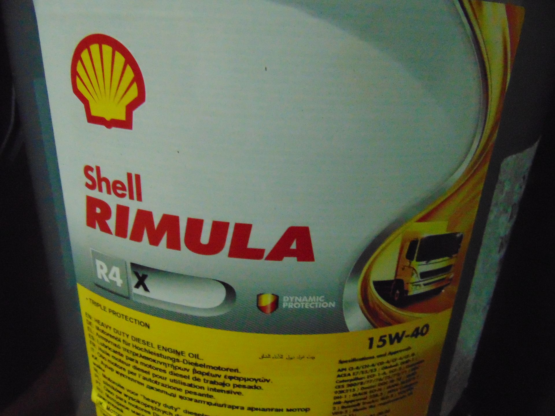 2 x Unissued 20L Sealed Drums of Shell Rimula Heavy Duty Diesel Engine Oil - Image 2 of 3