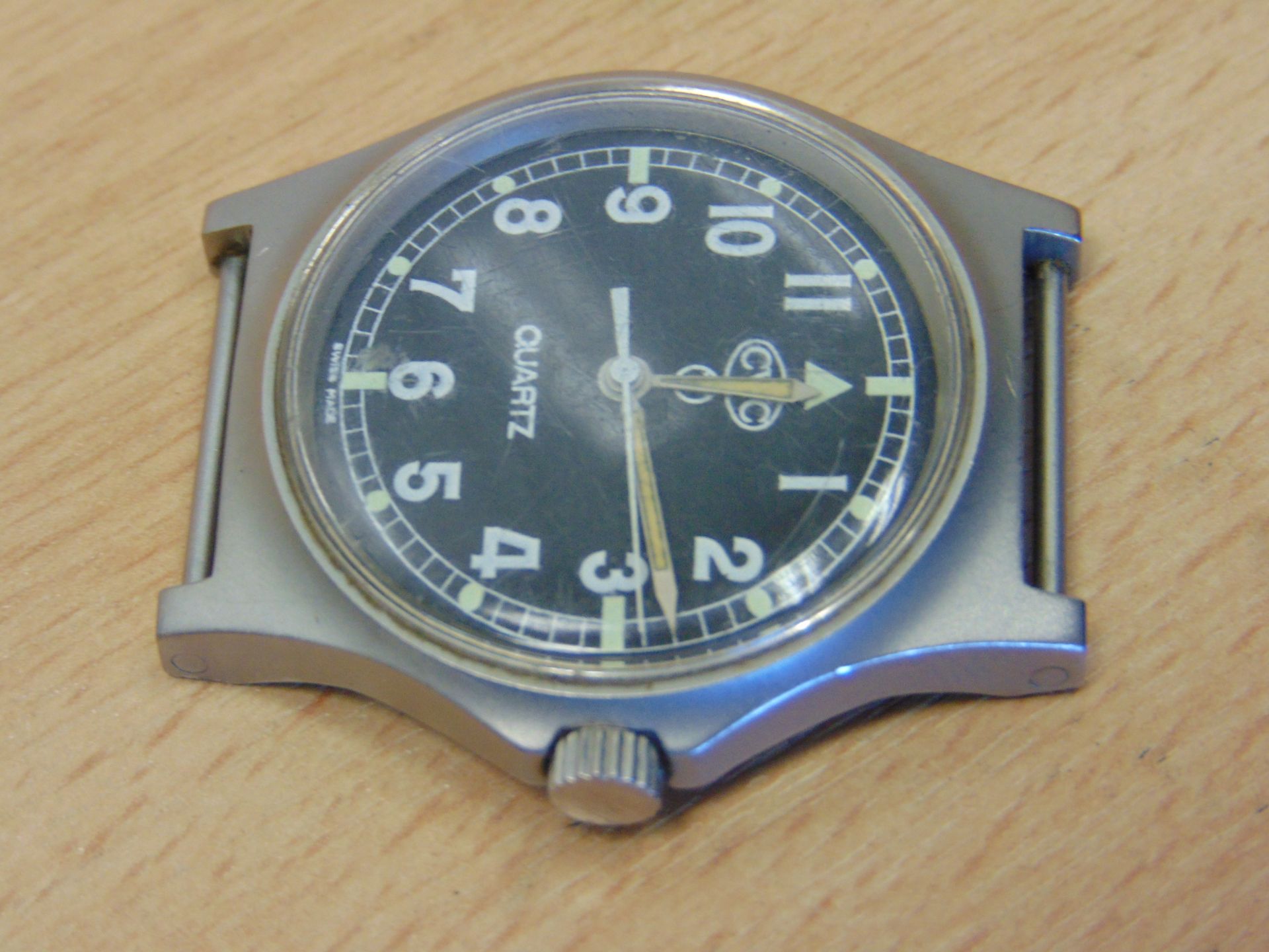 CWC QUARTZ 0552 ROYAL MARINES/ ROYAL NAVY ISSUE SERVICE WATCH NATO MARKED- 1989 - Image 2 of 7