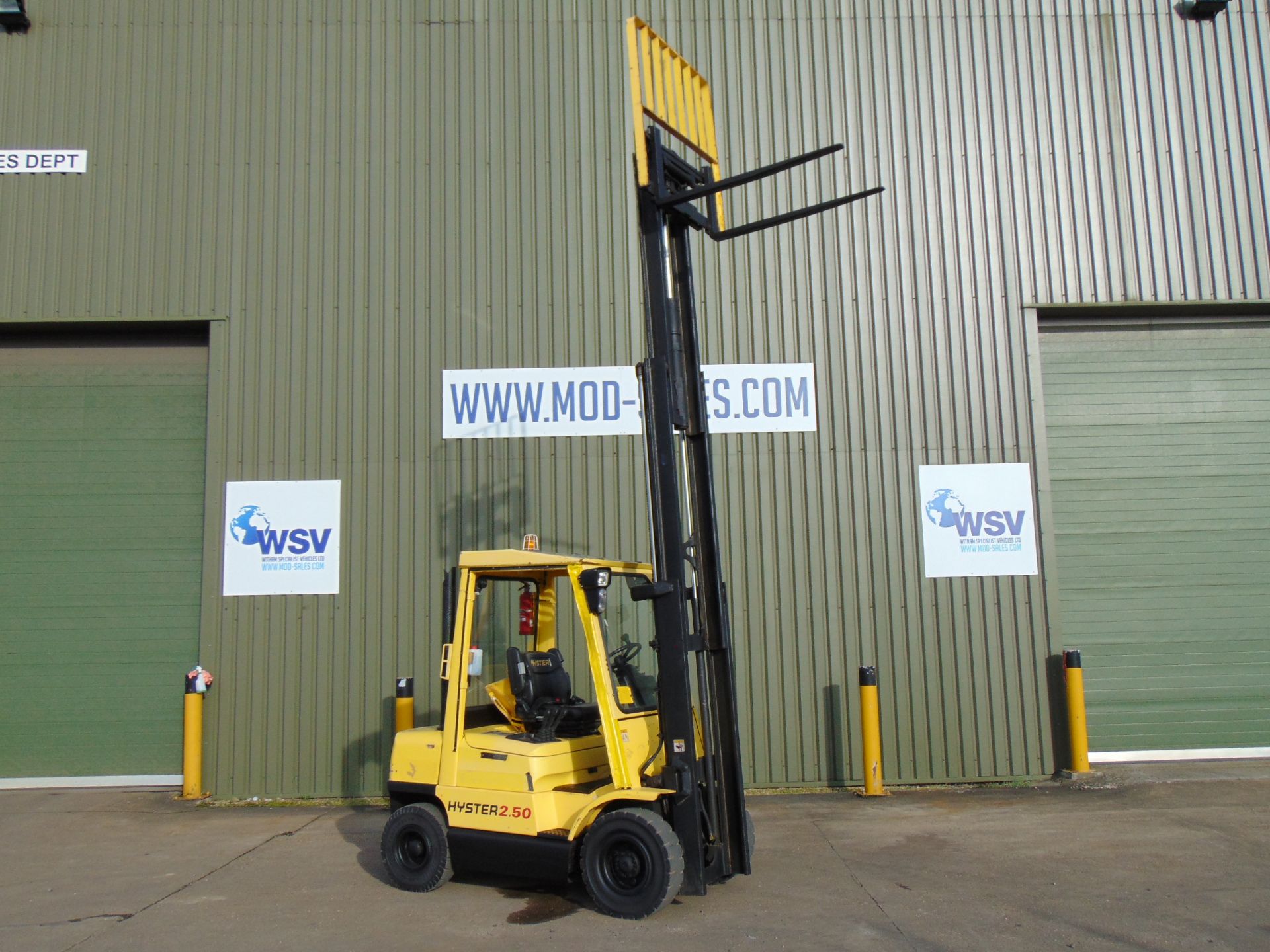 Hyster H2.50XM Forklift ONLY 3,390 HOURS WITH 3 STAGE CONTAINER SPEC MAST - Bild 19 aus 29