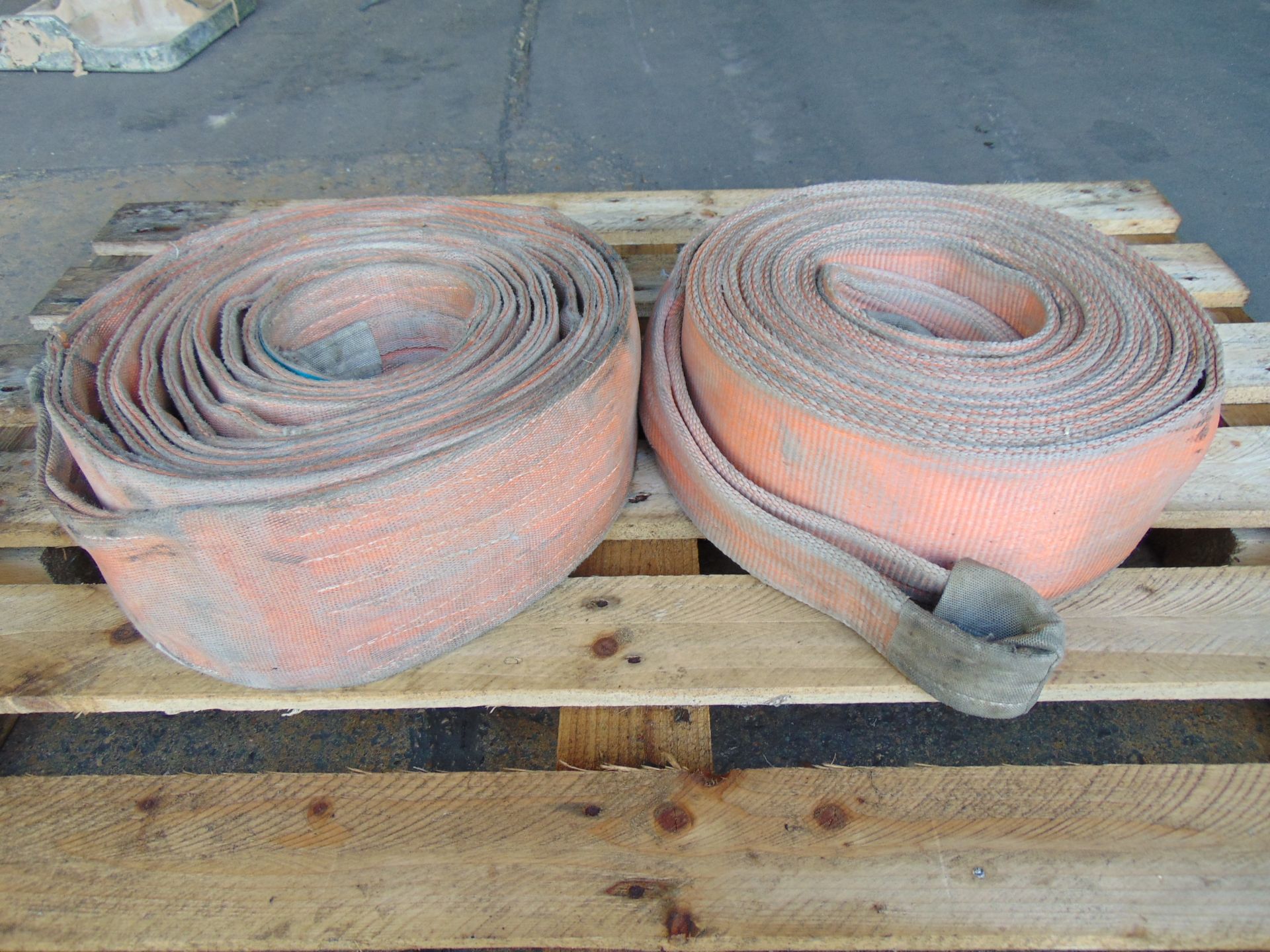 2 x 19.2 Tonne 10m Recovery Flat Slings as shown - Image 2 of 3