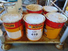 6 x Unissued 11L Sealed Tins of Jotun Waterfine Grey Primer Paint