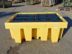 Bunded Double Container Spill Pallet