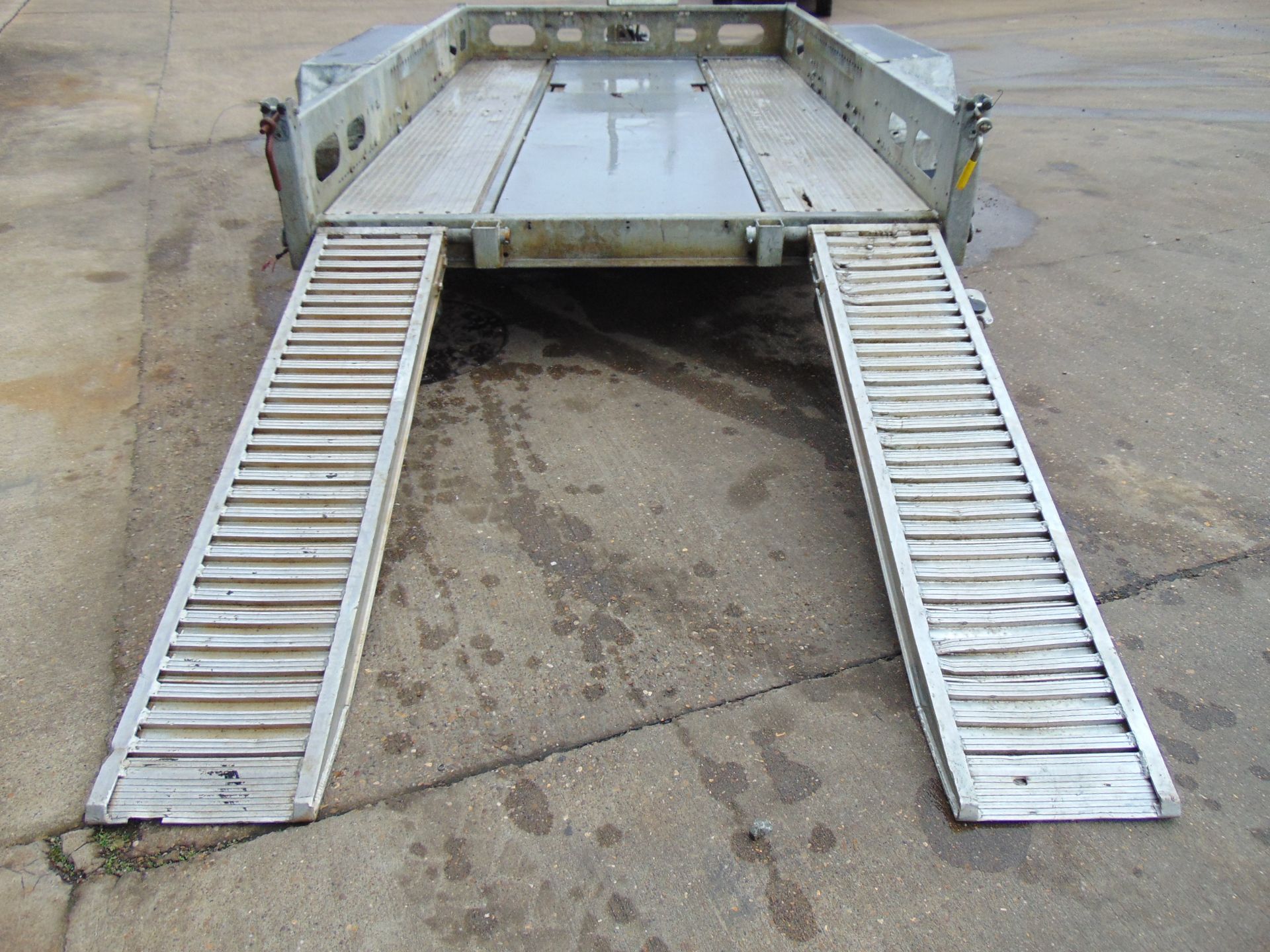 Indespension 3,500kg Twin Axle Plant Trailer c/w Ramps - Image 10 of 14