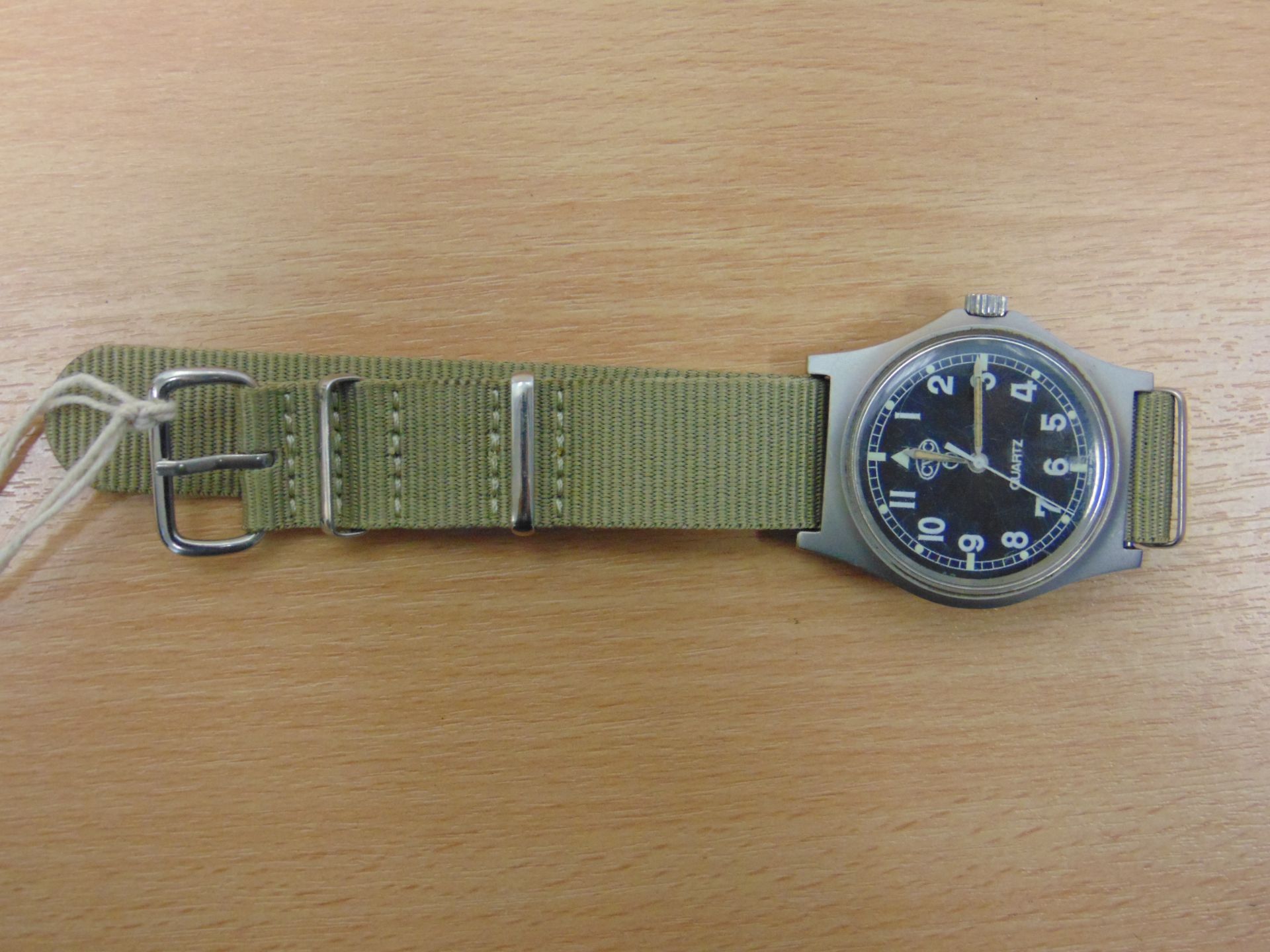 CWC QUARTZ 0552 ROYAL MARINES/ ROYAL NAVY ISSUE SERVICE WATCH NATO MARKED- 1989 - Image 5 of 7