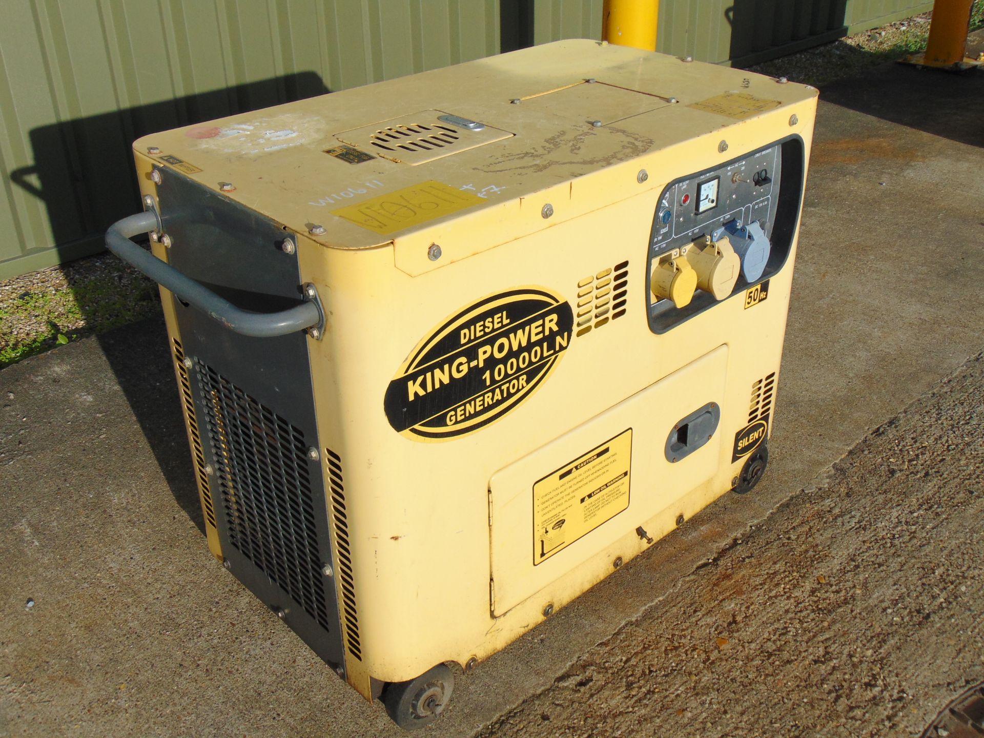 King Power 10000 LN silent Diesel Generator 230/ 110 volt single phase 50 Hz