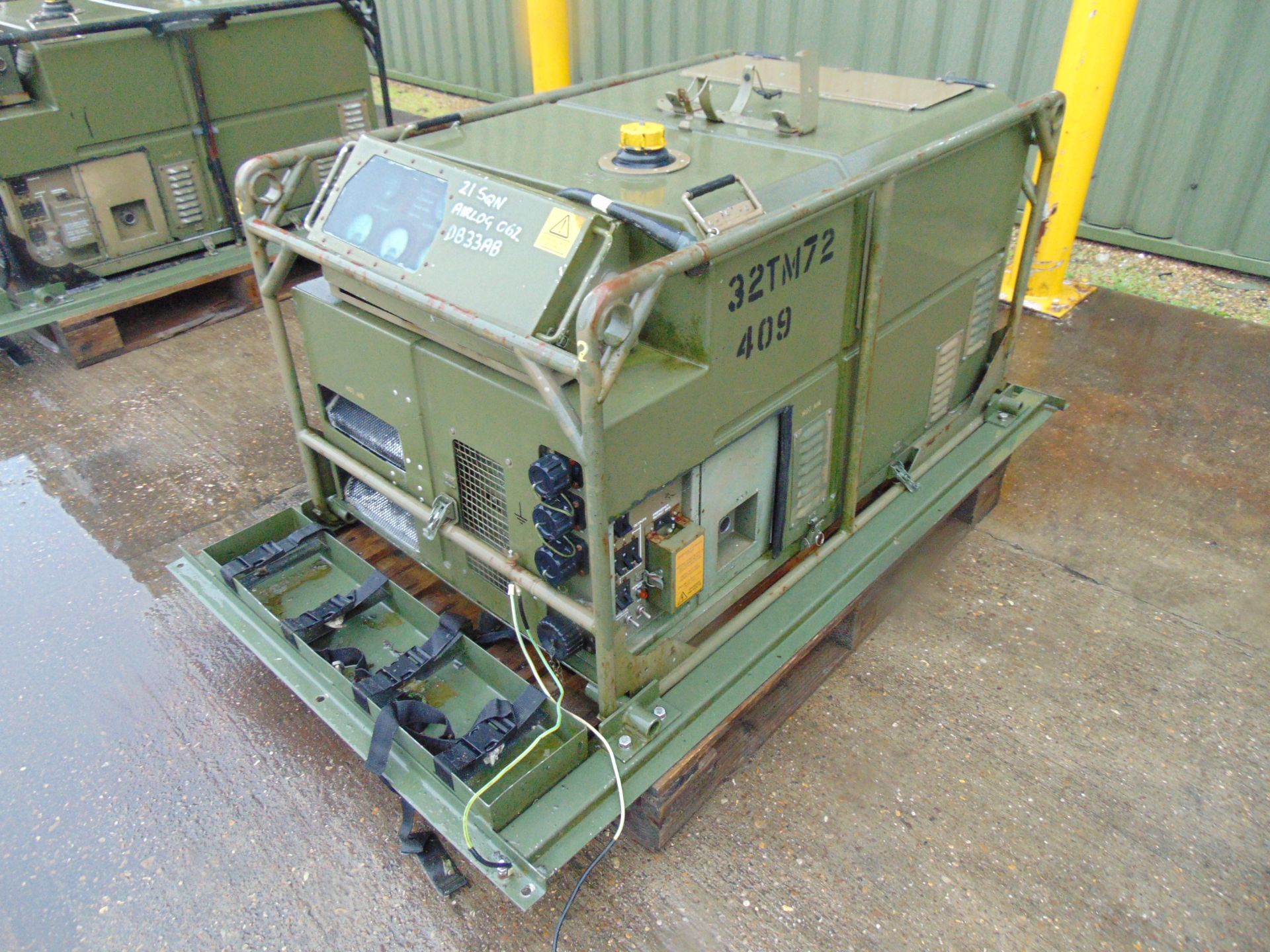 Lister/ Petter 5.6 KVA 240 volt single phase 50 Hz Diesel Generator ONLY 1787 Hours!