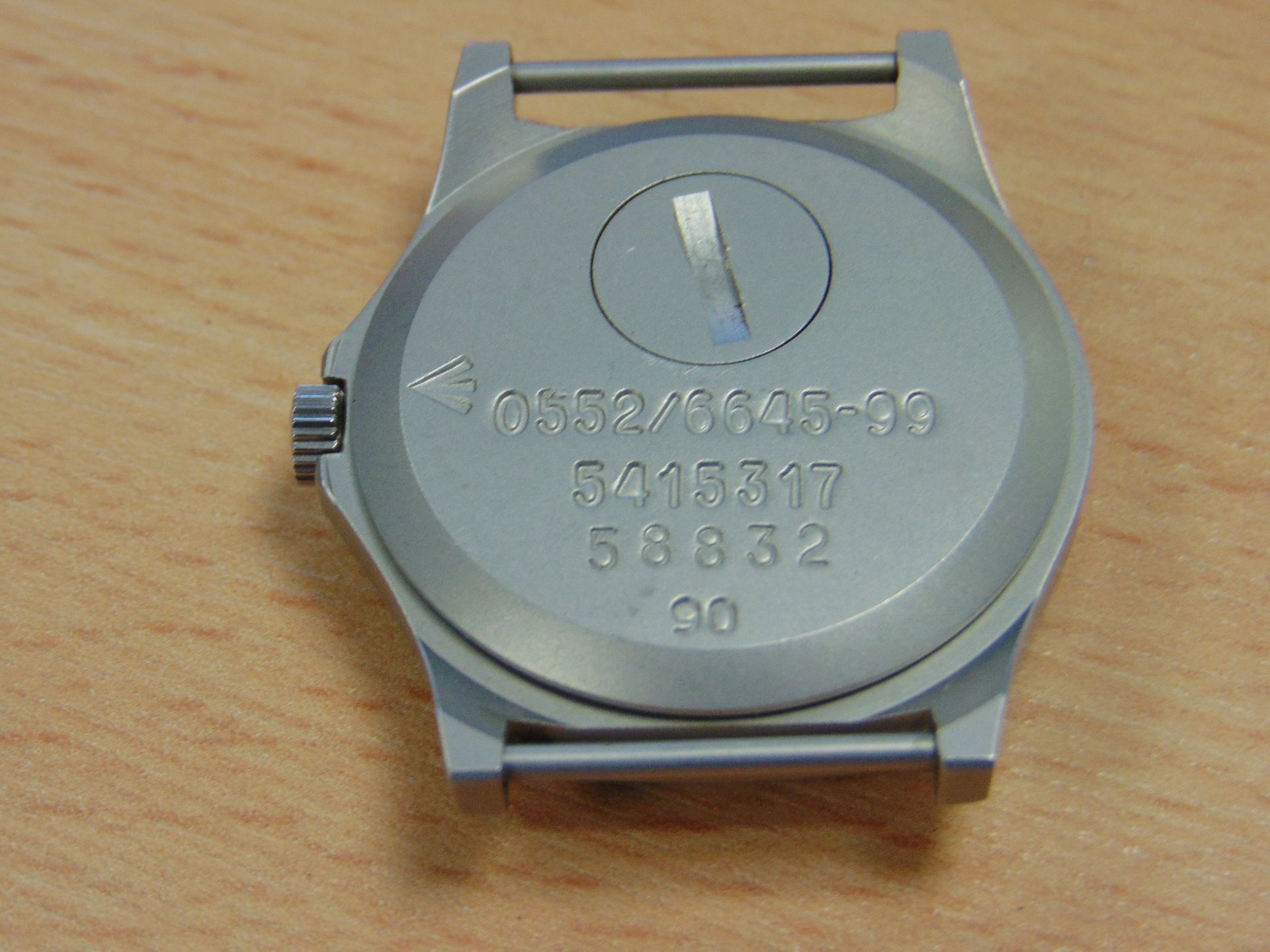 Unissued CWC QUARTZ ROYAL MARINES/NAVY Issue Service WATCH. Dated 1990 - GULF WAR - Image 4 of 8