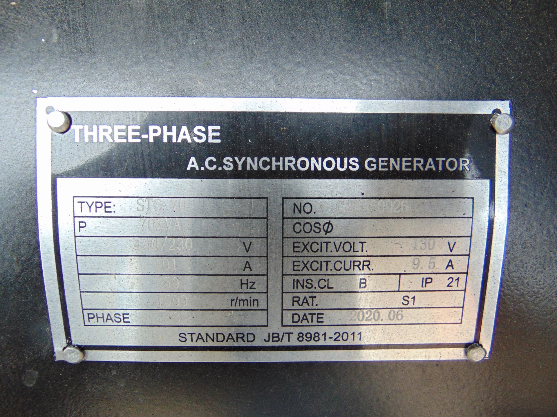 UNISSUED 70 KVA 3 Phase Silent Diesel Generator Set - Image 11 of 22