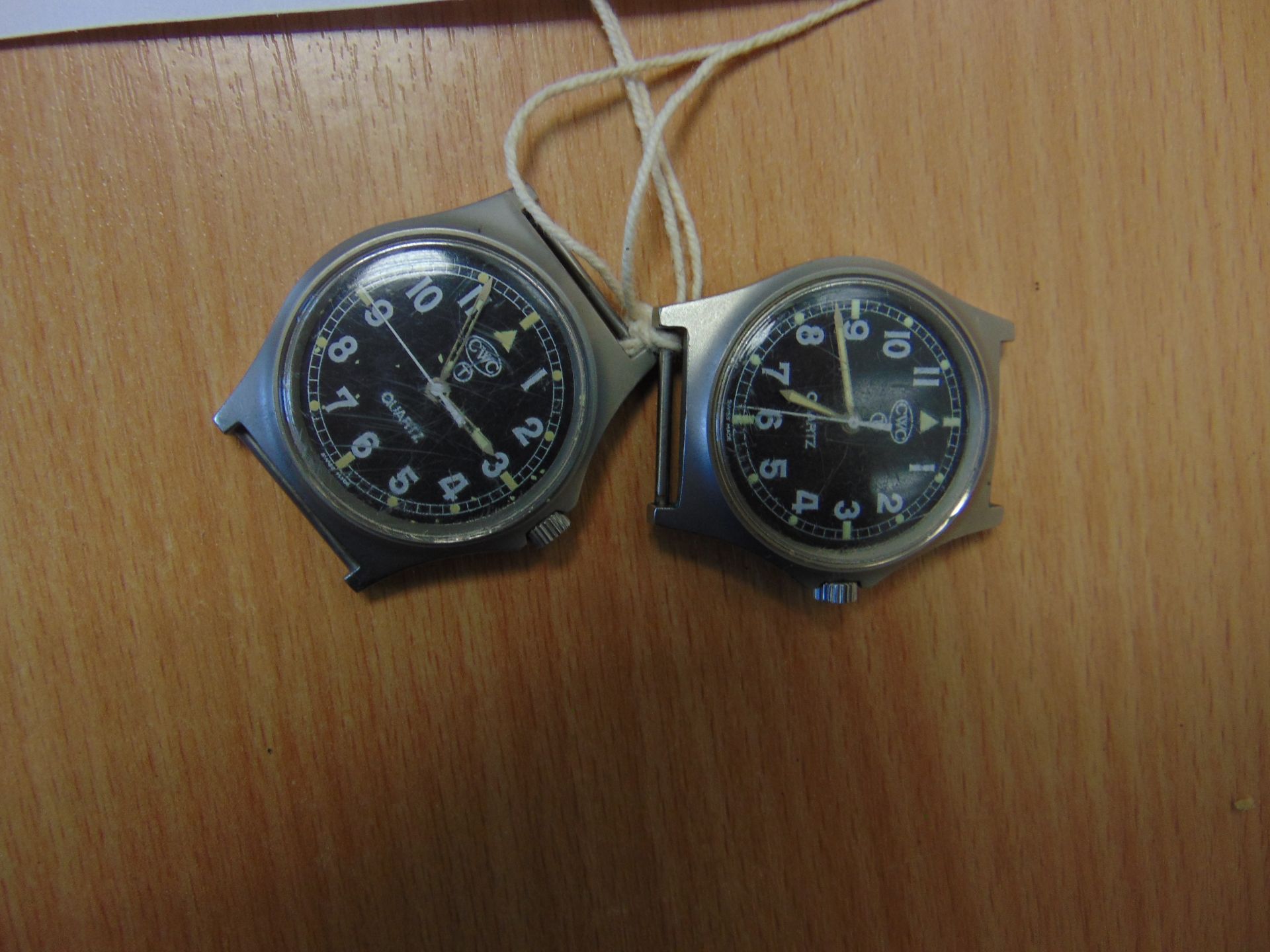 2 X CWC SERVICE WATCHES W10/0552 DATED 1990/1998 NATO MARKED - Image 2 of 6