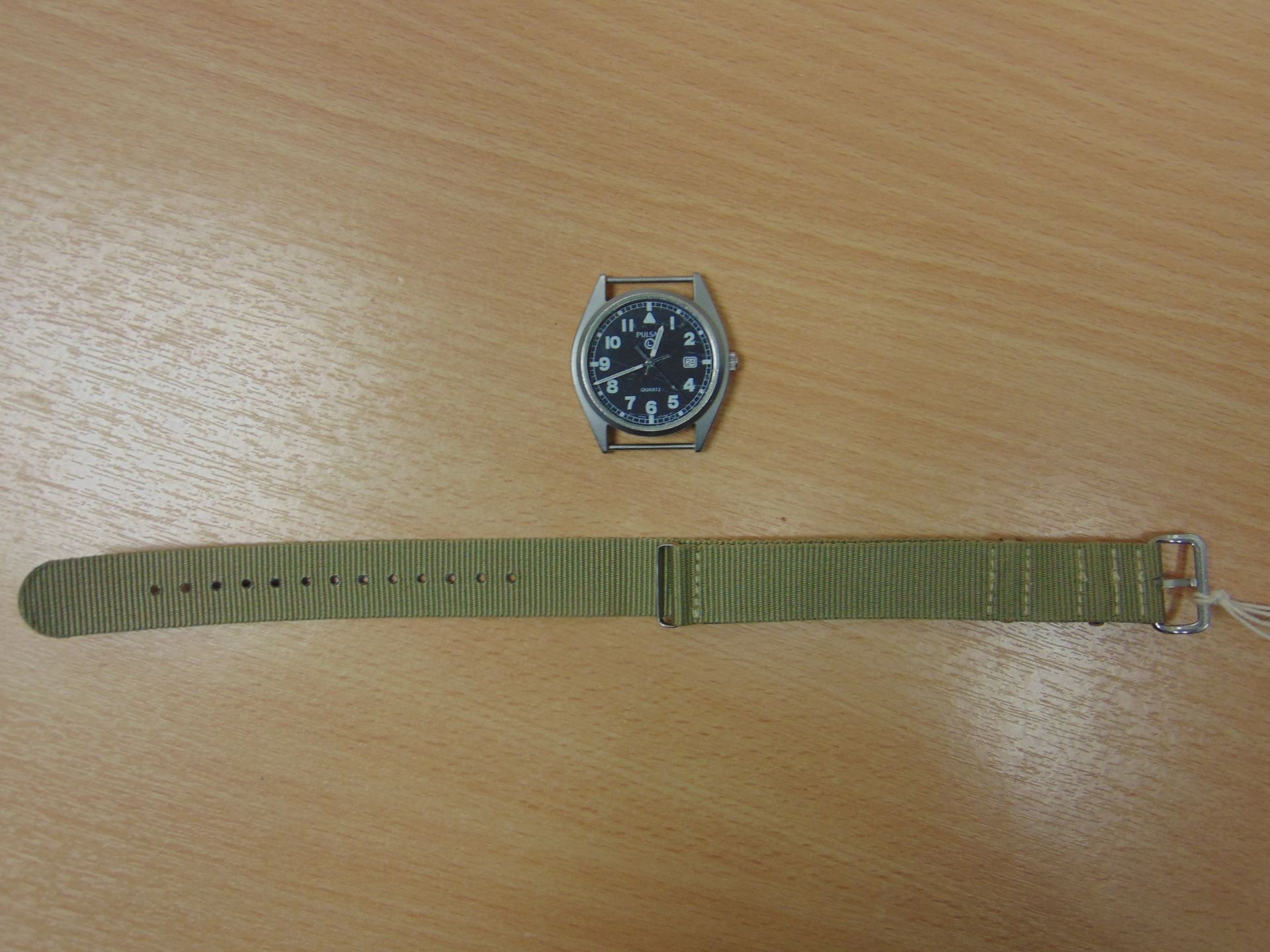 PULSAR BRITISH ARMY W10 SERVICE WATCH NATO MARKED DATED 2001 GULF WAR ISSUE - Image 3 of 7