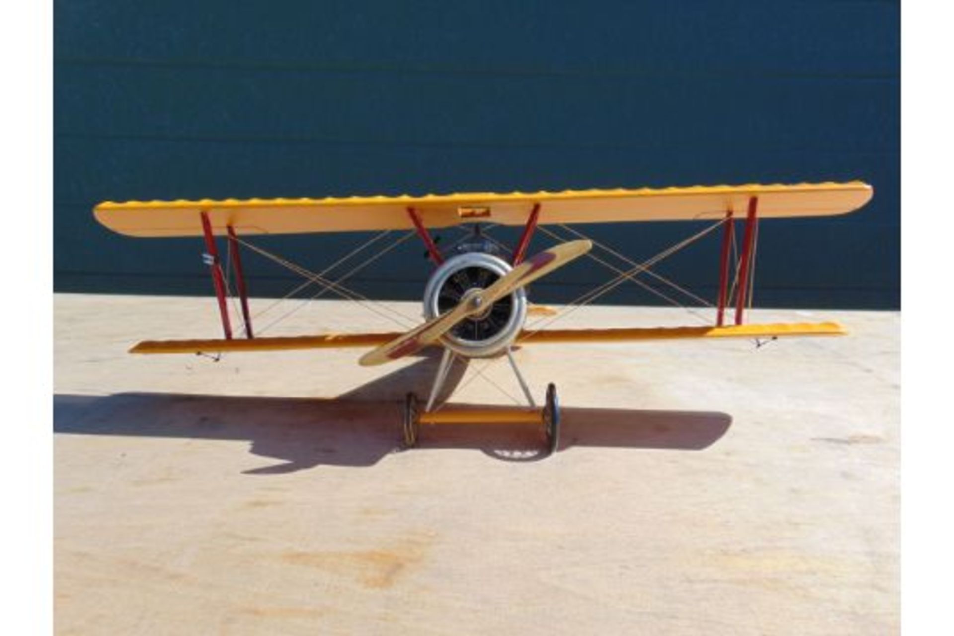 WORLD WAR I BRITISH SOPWITH CAMEL BIPLANE MODEL - Image 3 of 6