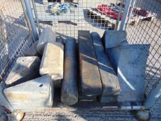 Mixed Wheel Chocks, Heavy Duty Wooden Rollers etc