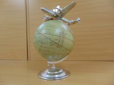 ON TOP OF THE WORLD MODEL- AIRCRAFT PLUS GLOBE