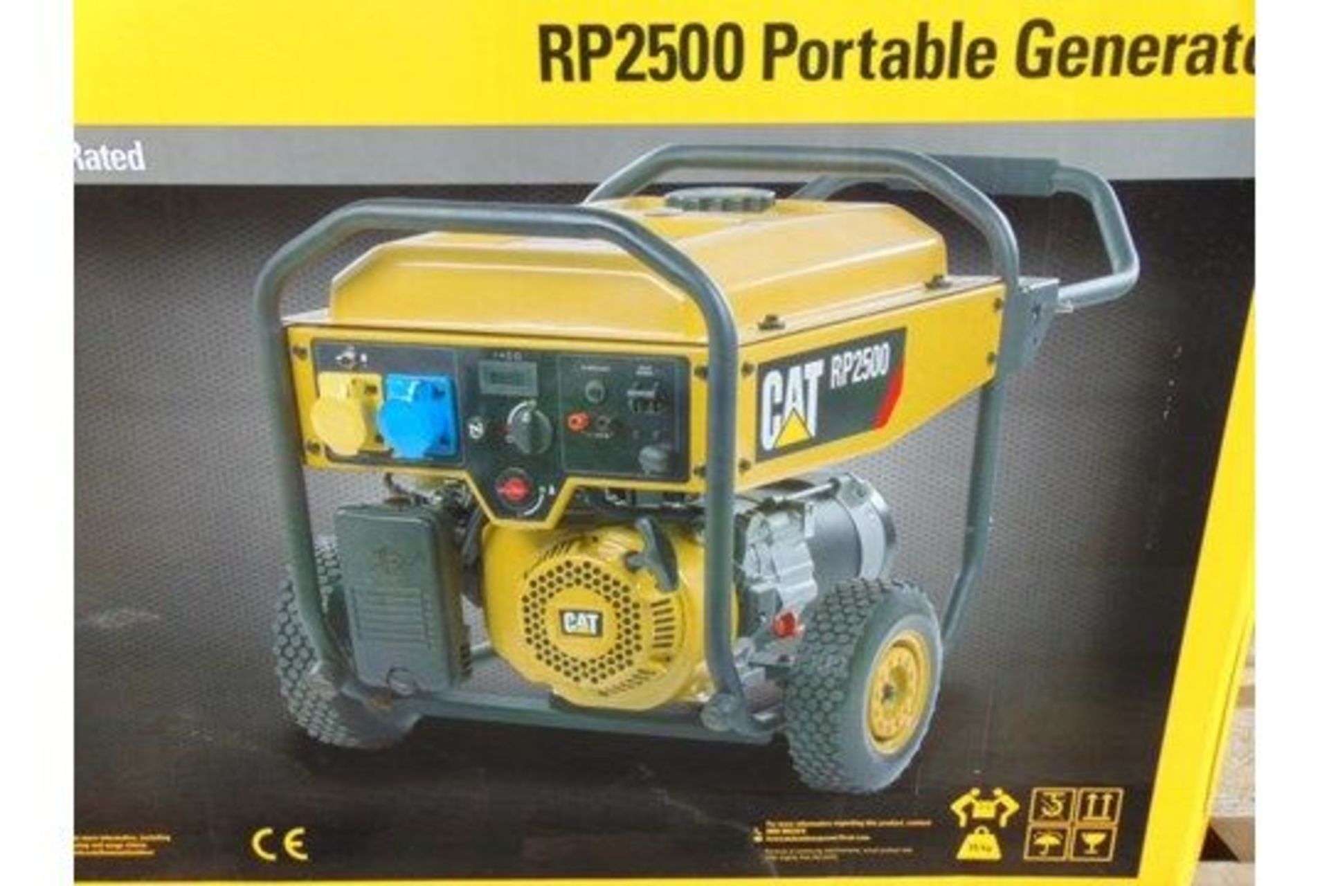 UNISSUED Caterpillar RP2500 Industrial Petrol Generator Set Dual Voltage 110/230 Volt - Image 3 of 8