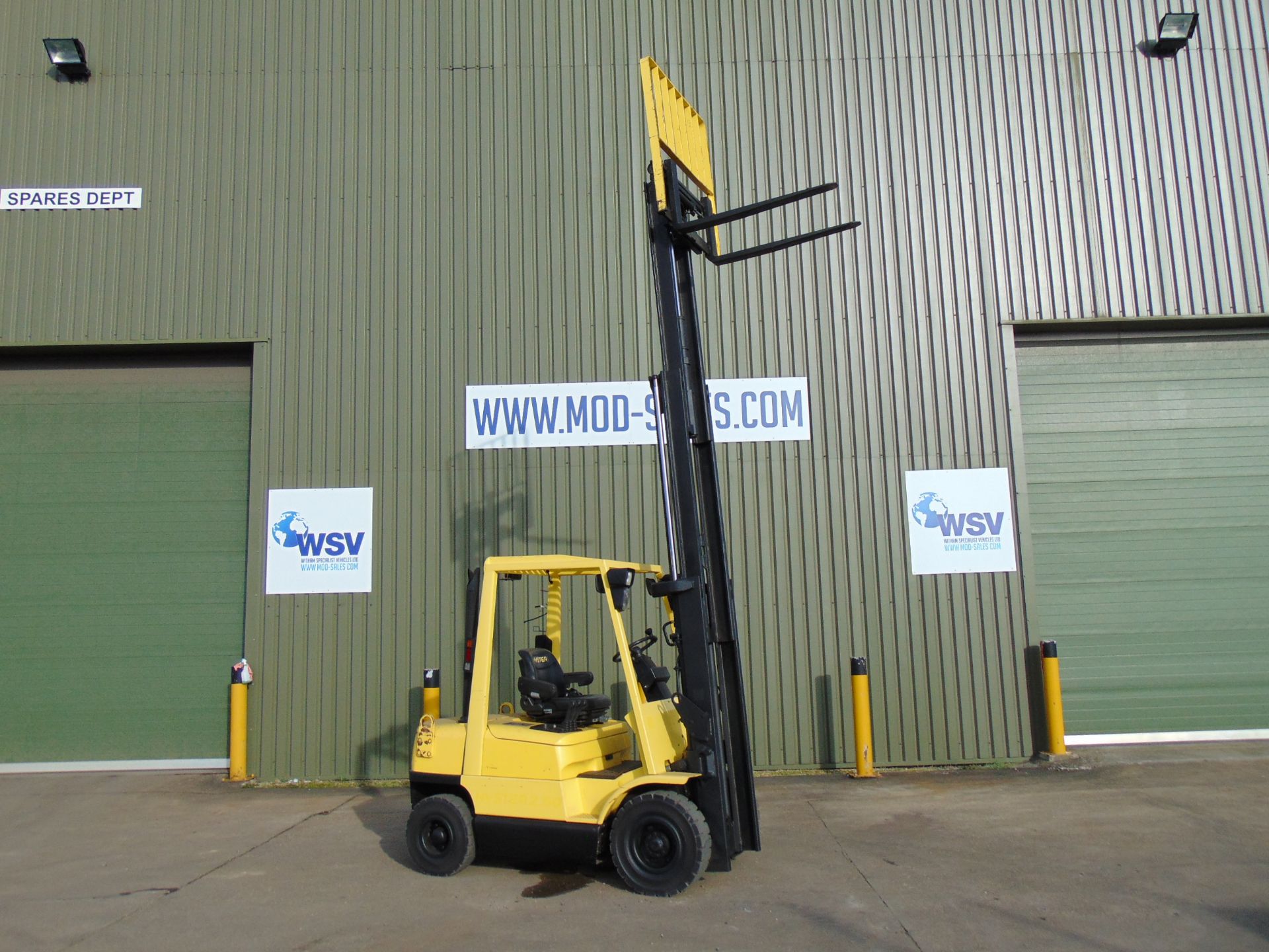 Hyster H2.50XM Forklift ONLY 1,285 HOURS WITH 3 STAGE CONTAINER SPEC MAST. - Bild 10 aus 24