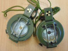 2X STANLEY PRISMATIC BRITISH ARMY ISSUE COMPASS