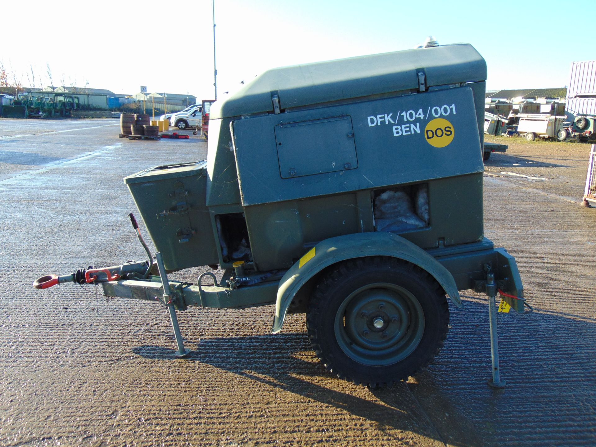 Ex Uk Royal Air Force Trailer Mounted 25 KVA Generator - Image 4 of 13