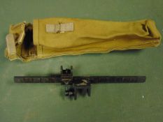 VERY RARE VICKERS 303 MACHINE GUN LONG RANGE SIGHT UNISSUED IN ORIGINAL PACKING AND CASE DATED 1941