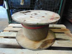 Unissued Certex 65m 14mm Winching Wire Rope Drum