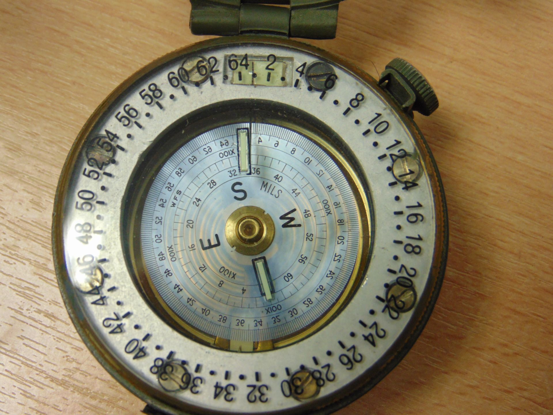 2X STANLEY PRISMATIC BRITISH ARMY ISSUE COMPASS - Image 3 of 8