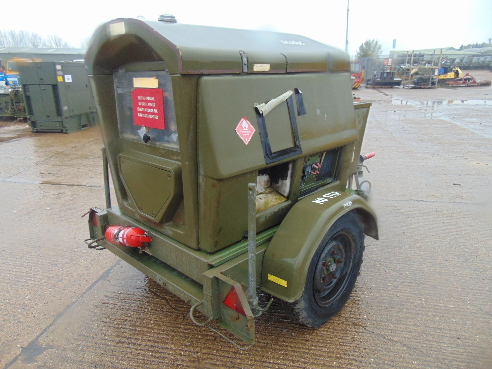 Ex Uk Royal Air Force Trailer Mounted 25 KVA Generator - Image 6 of 15