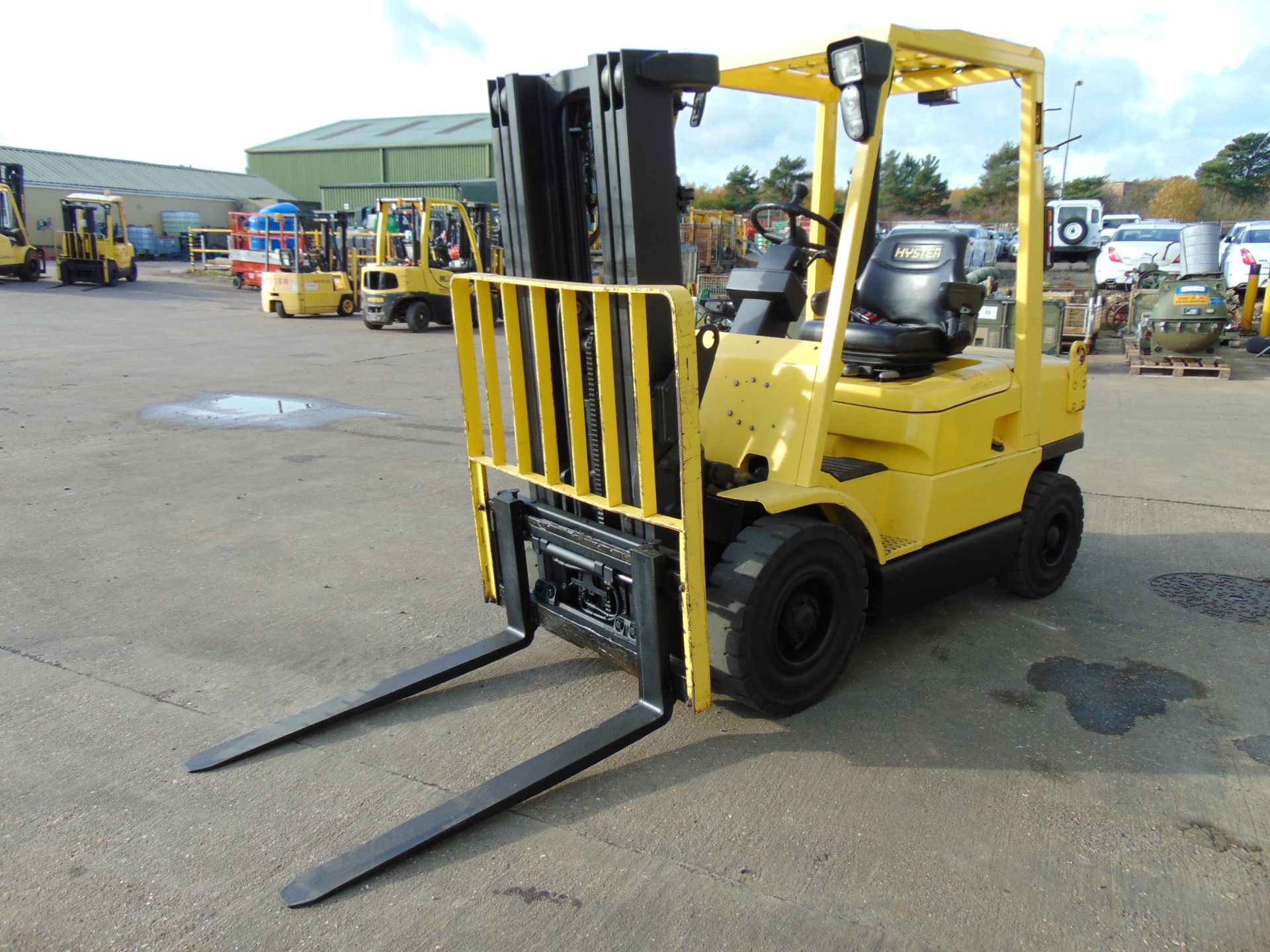Hyster H2.50XM Forklift ONLY 1,285 HOURS WITH 3 STAGE CONTAINER SPEC MAST. - Bild 4 aus 24