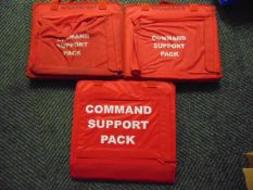 Fire and Rescue Service Qty 3 x Command Support Packs