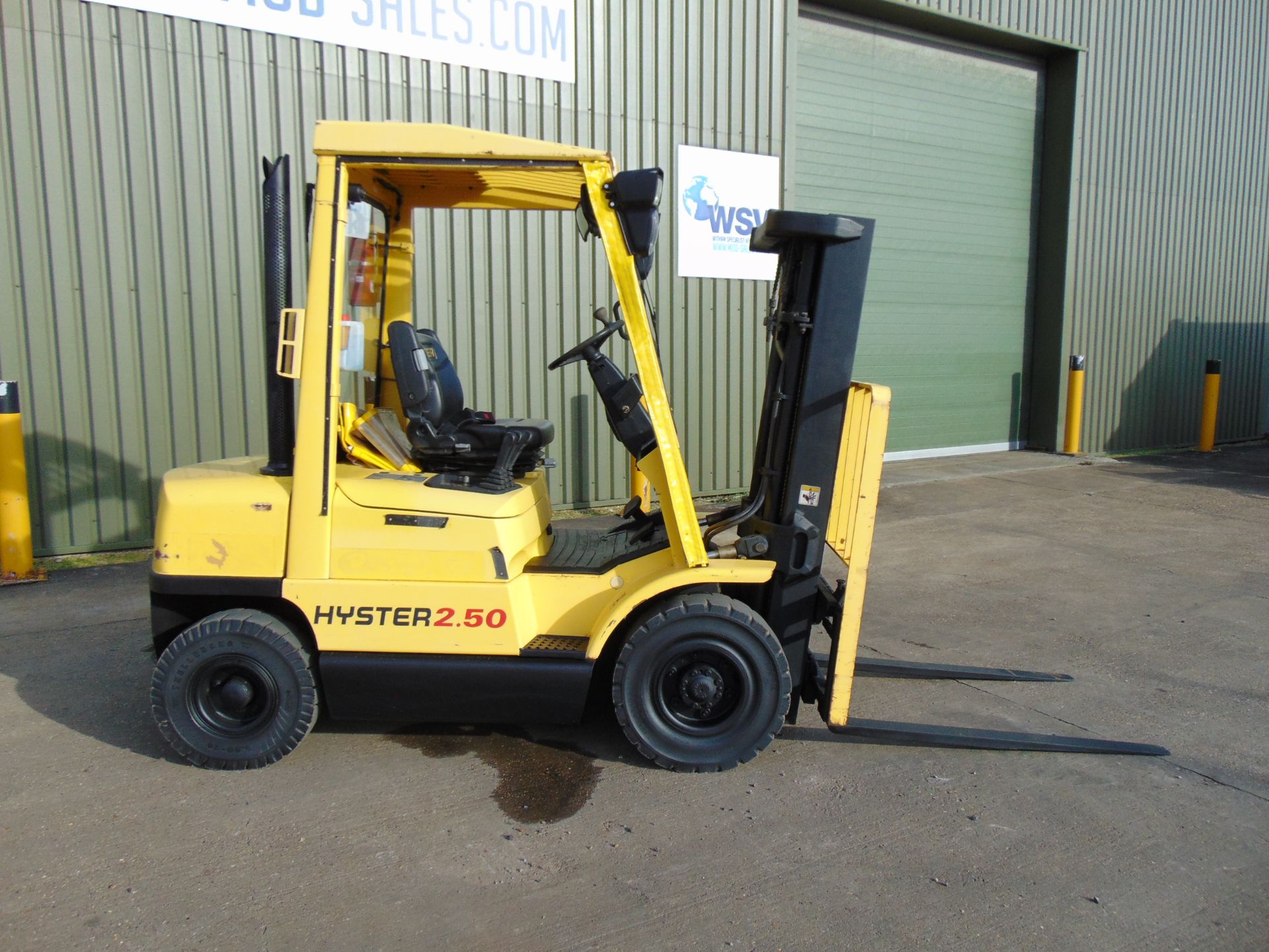 Hyster H2.50XM Forklift ONLY 3,390 HOURS WITH 3 STAGE CONTAINER SPEC MAST - Bild 6 aus 29