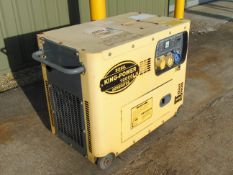 King Power 10000 LN silent Diesel Generator 230/ 110 volt single phase 50 Hz