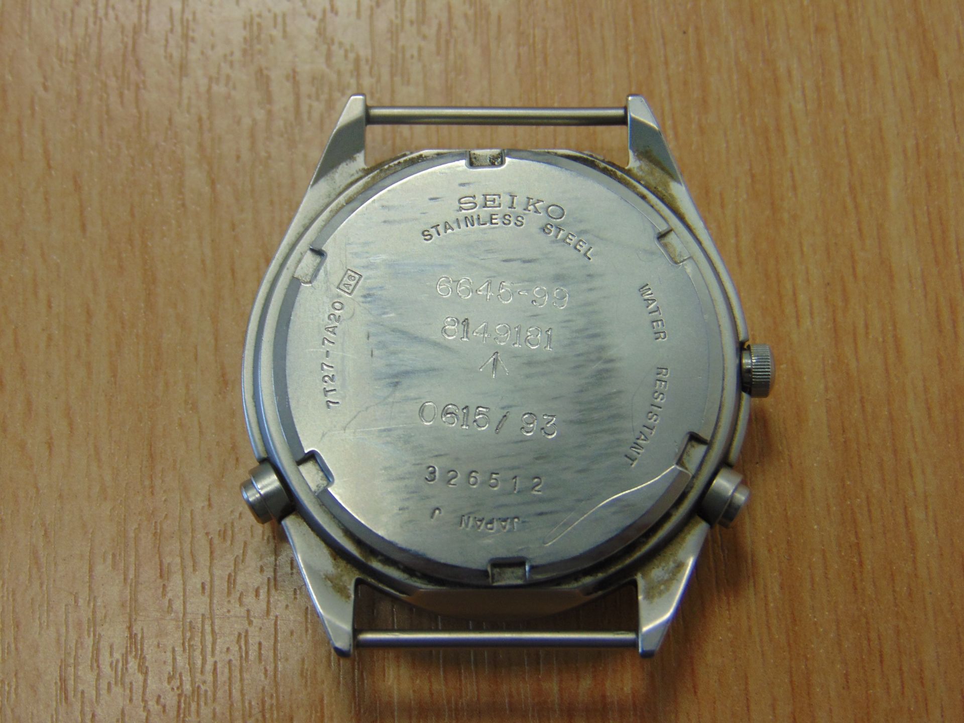 SEIKO GEN 2 RAF PILOTS CHRONO WATCH NATO MARKED DATED 1993 - Image 5 of 8