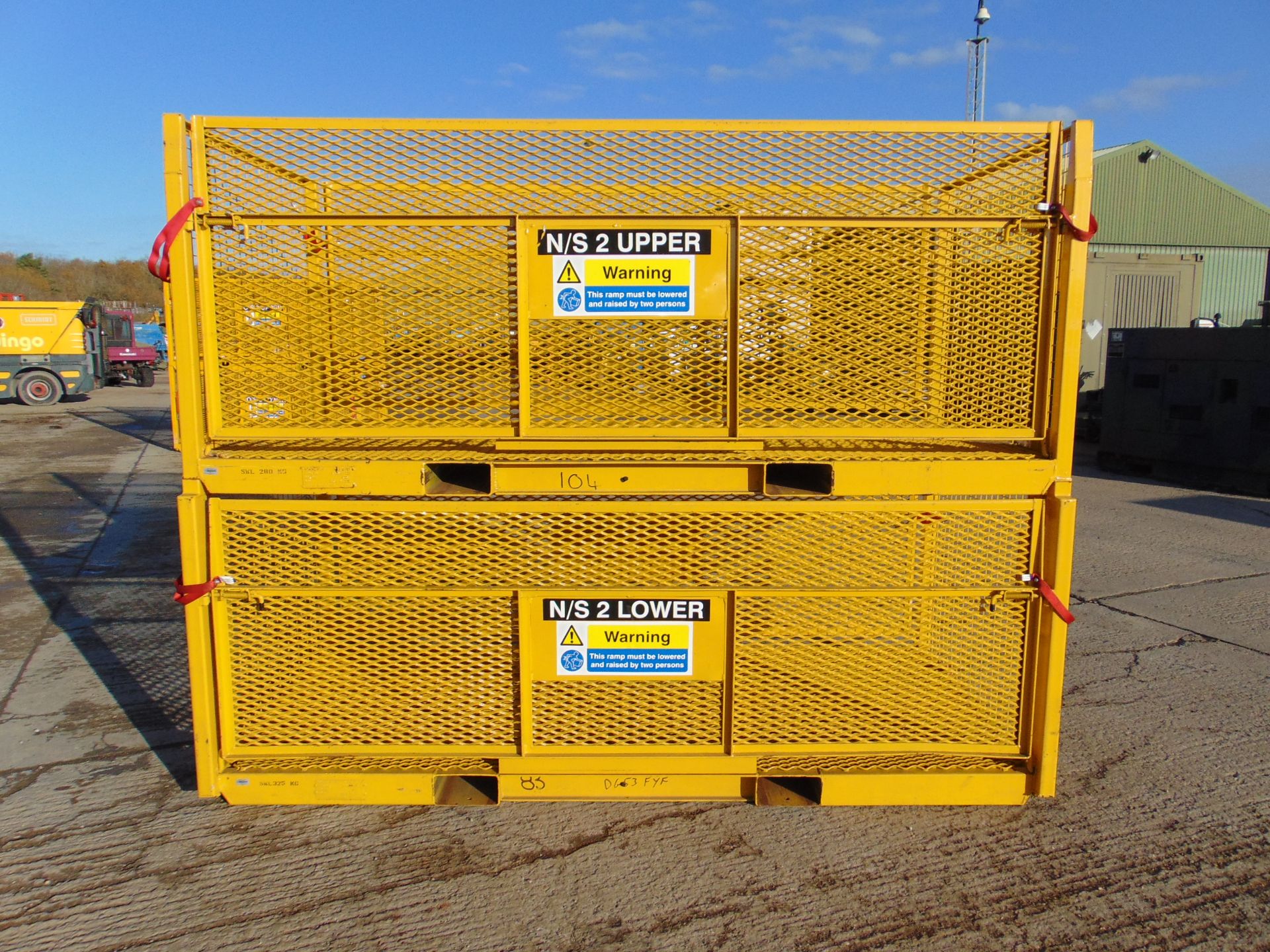 2 x Drop Side Cage Pallet / Stillages