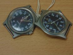 2X CWC W10 & 0552 SERVICE WATCHES DATED 1990 AND 1998