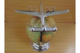 ON TOP OF THE WORLD MODEL - AIRCRAFT PLUS GLOBE