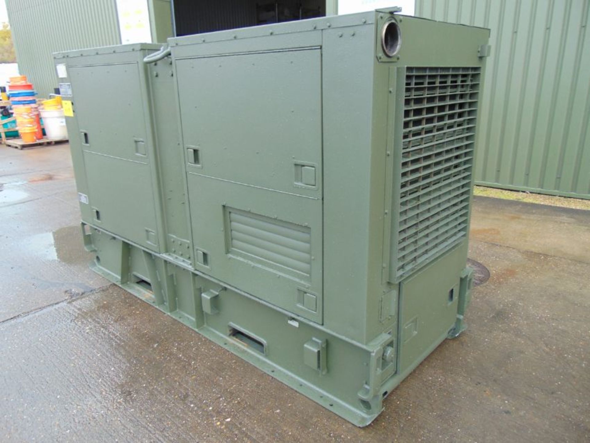 100KW MEP007B 125 KVA Portable Caterpillar Diesel Generator ONLY 223 Hours! - Image 6 of 19