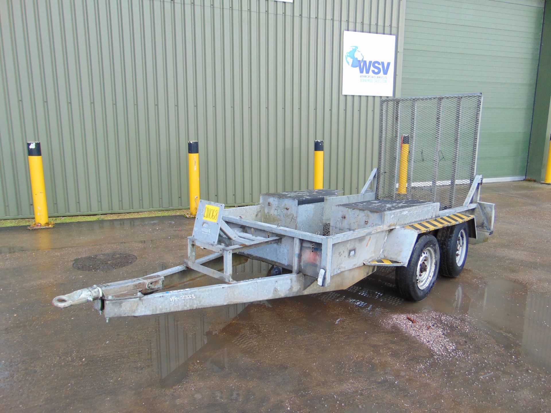 Twin Axle Plant Trailer c/w Ramps