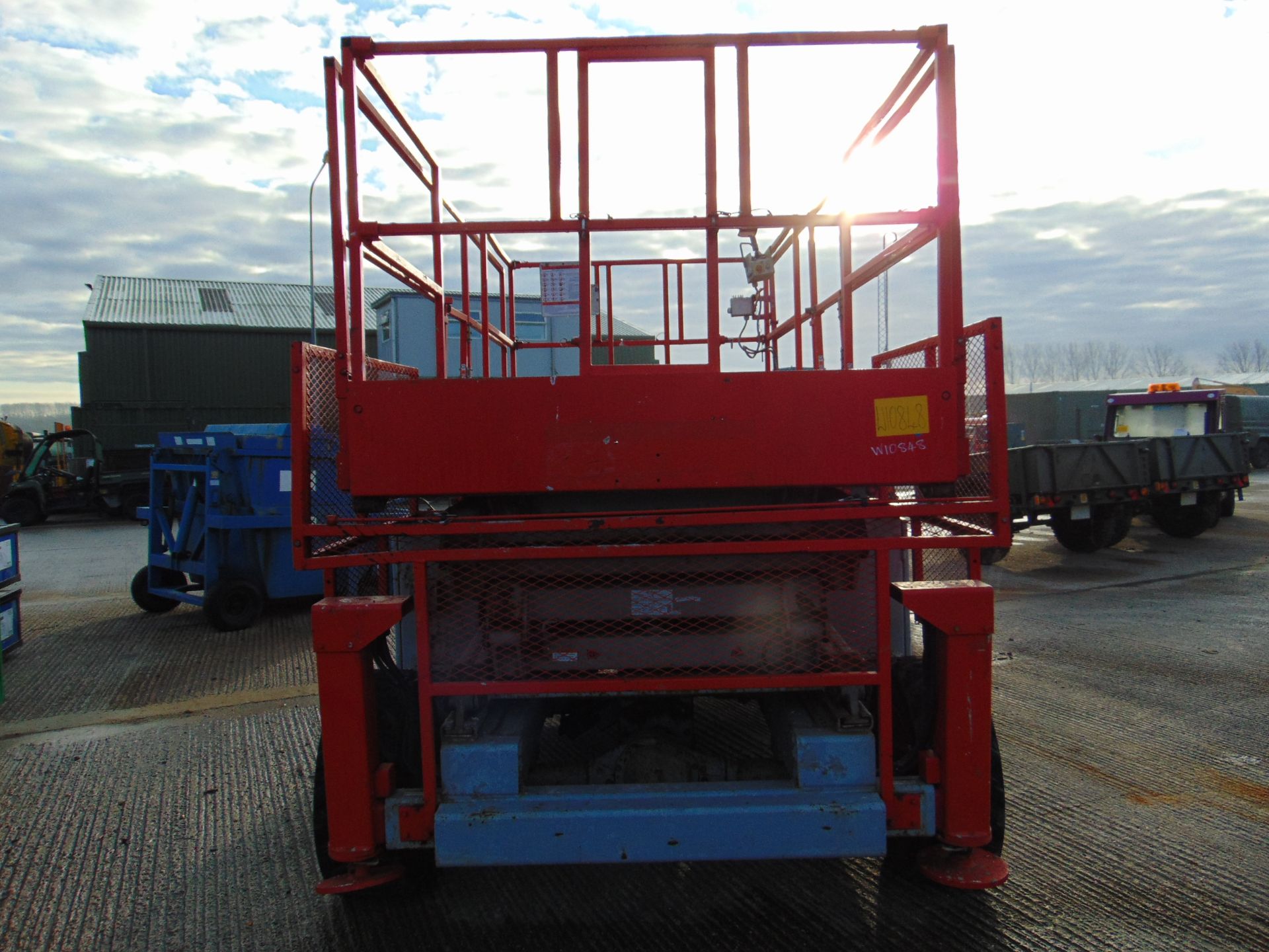 SkyJack SJ8831 Rough Terrain Diesel Scissor Lift ONLY 1,980 Hours! - Image 4 of 18